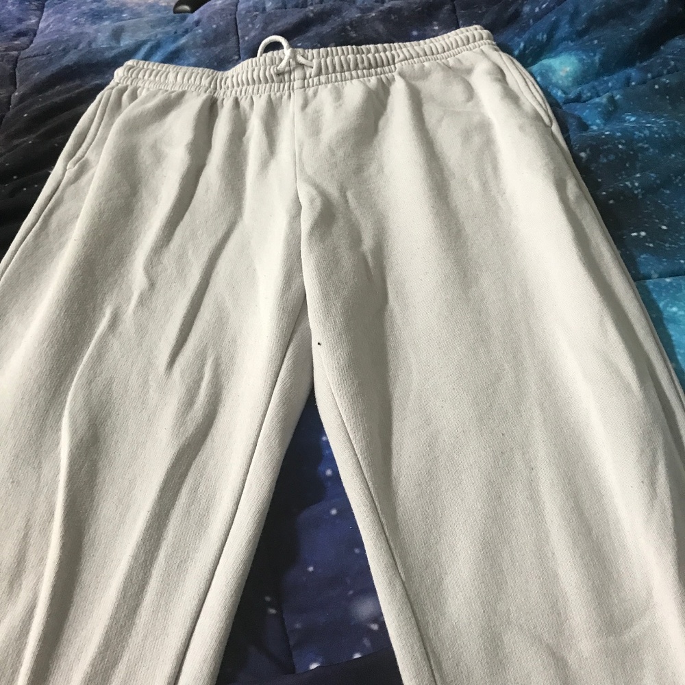 Grey sweatpants